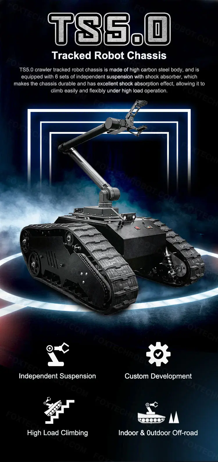 tracked robot chassis